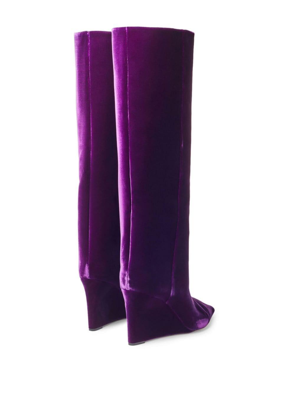 Blake 85mm velvet boots - 3