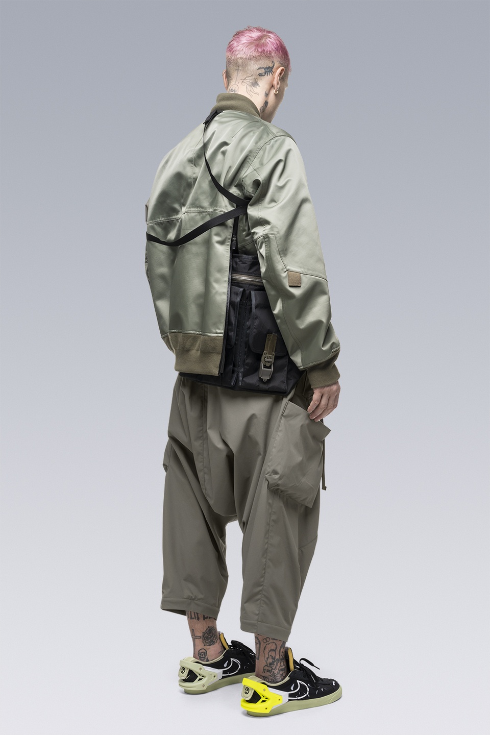 SAC-J2762 sacai / ACRONYM Bomber Jacket Sage - 23