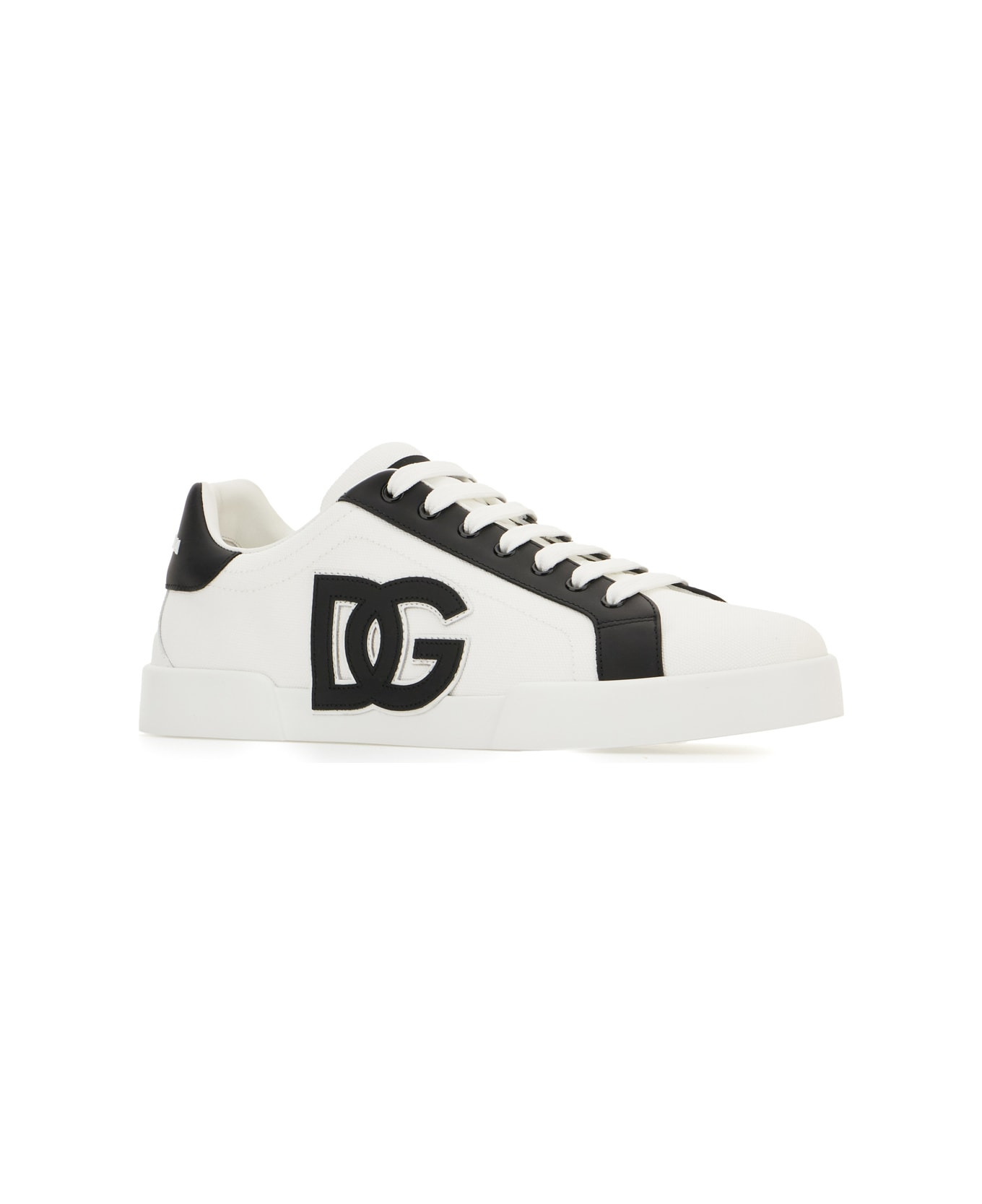 Two-tone Canvas Sneakers - 2