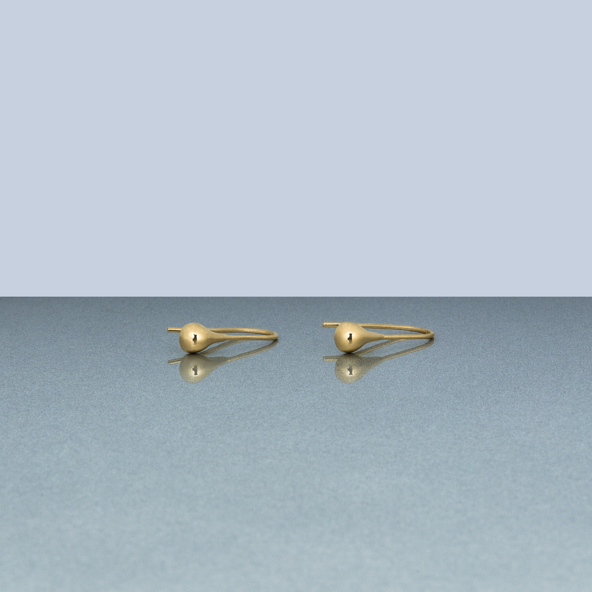 Golden Droplet Earrings - 5
