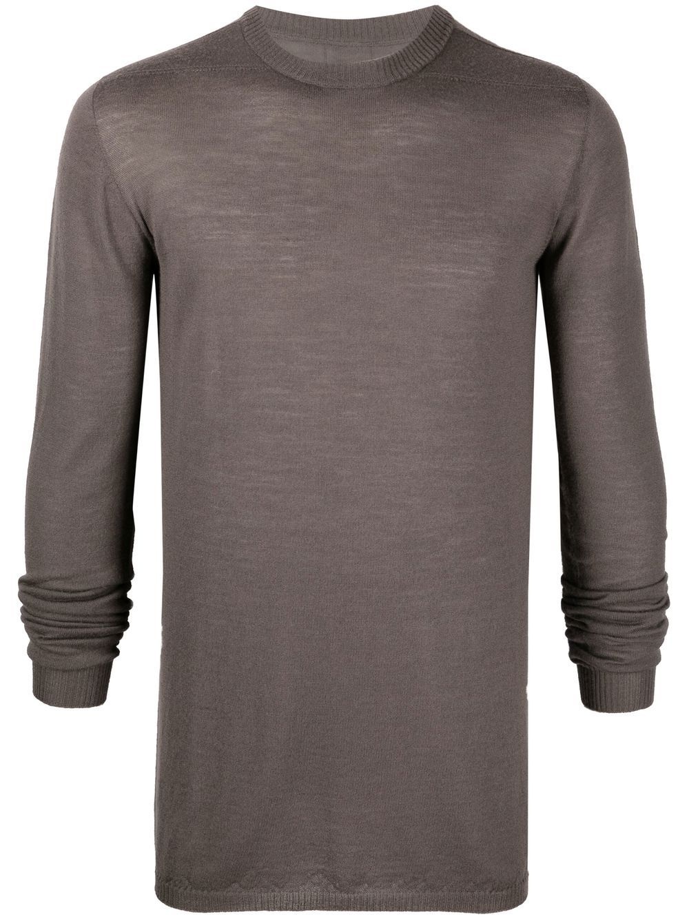 crew-neck long-sleeve jumper - 1