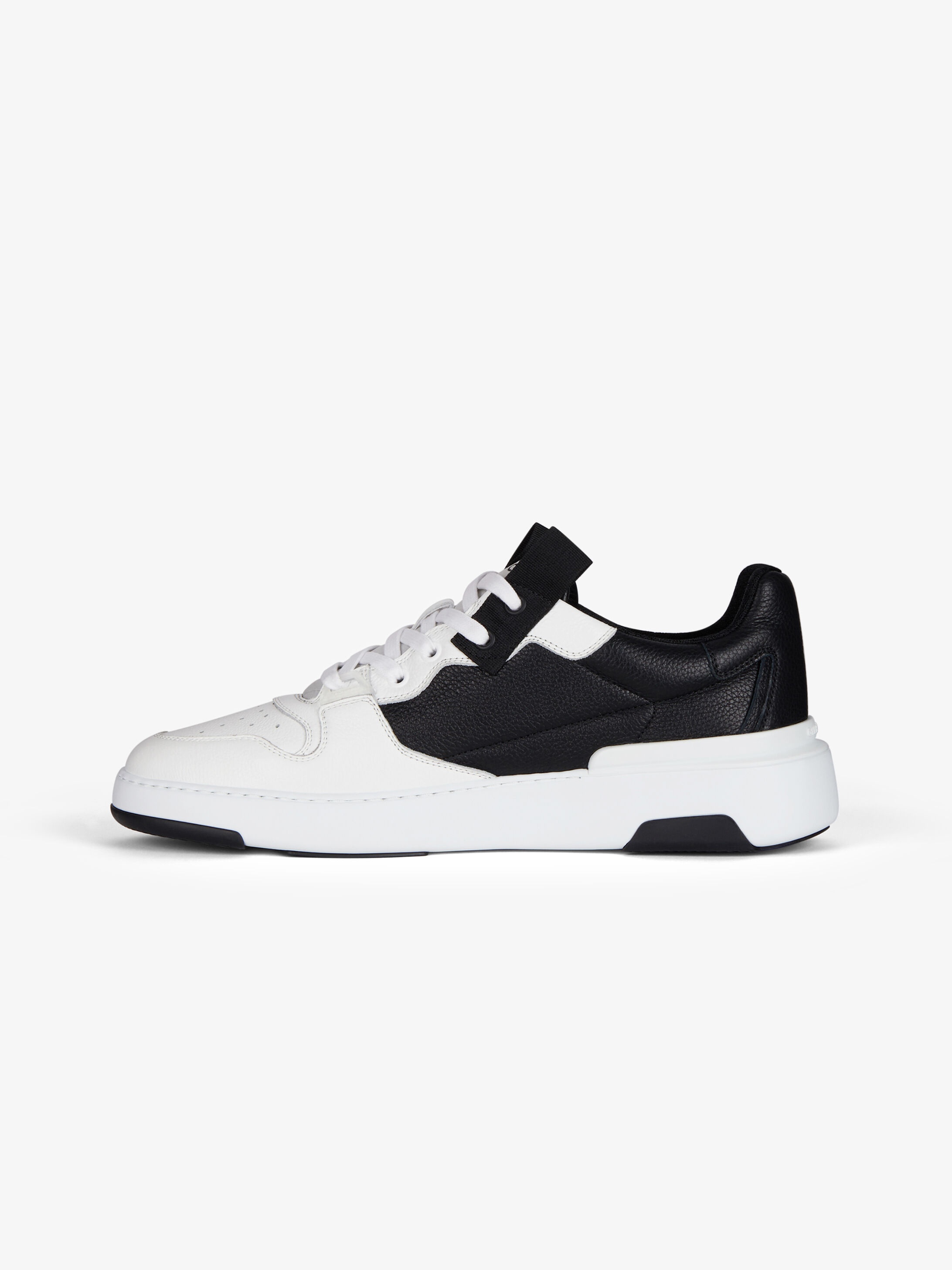 Wing low asymmetric sneakers in leather - 5