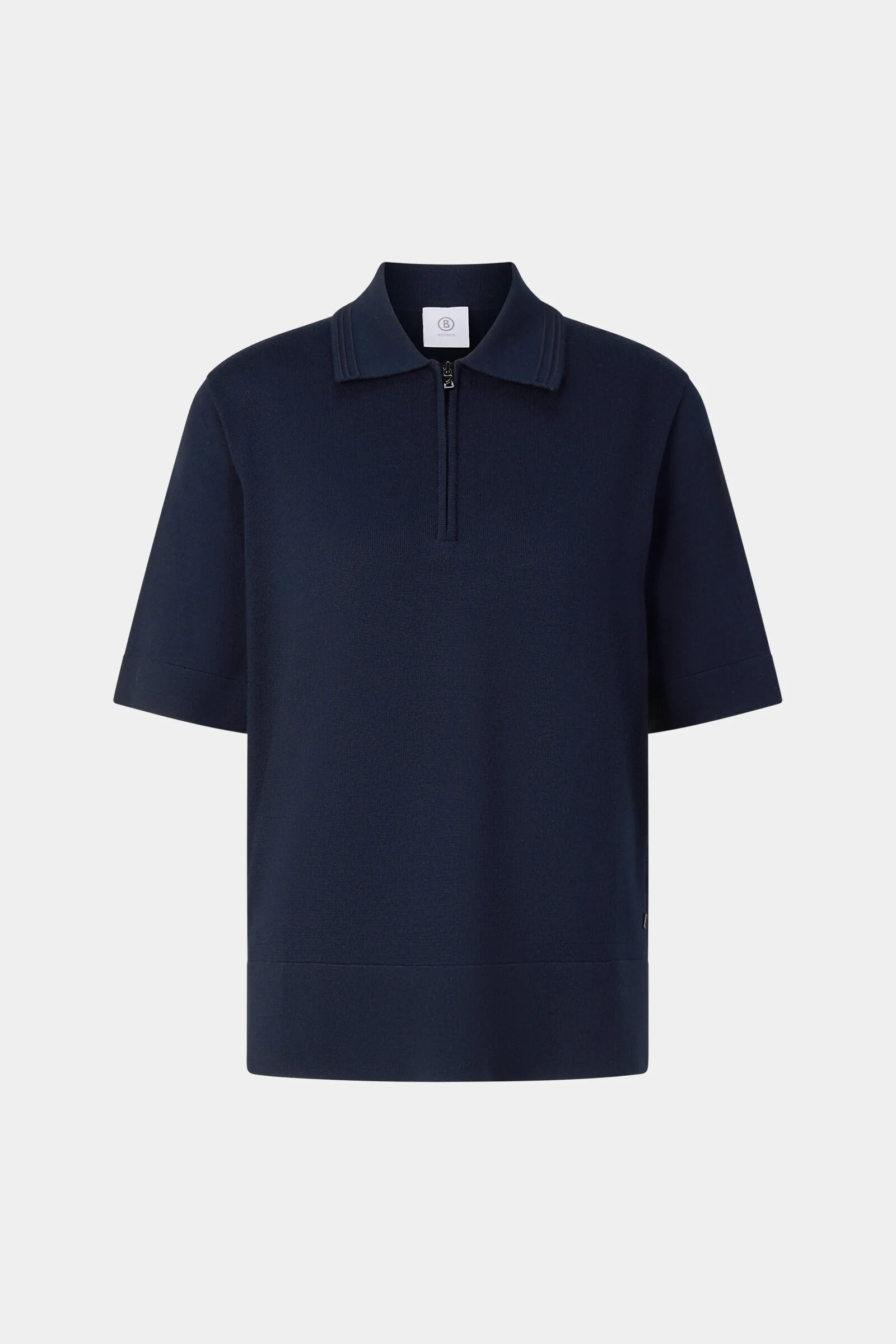 Maureen virgin wool polo shirt in Navy blue - 1