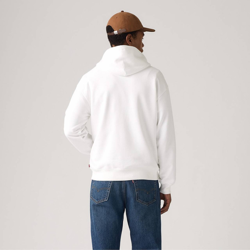 TWO HORSE BOXY CROPPED HOODIE SWEATSHIRT 4