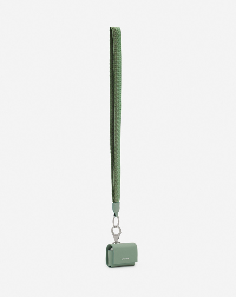Lanvin LANVIN SIGNATURE LEATHER CASE FOR AIRPODS PRO outlook