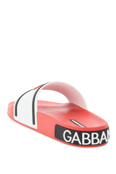 Dolce & Gabbana 'I LOVE DG' RUBBER SLIDES outlook