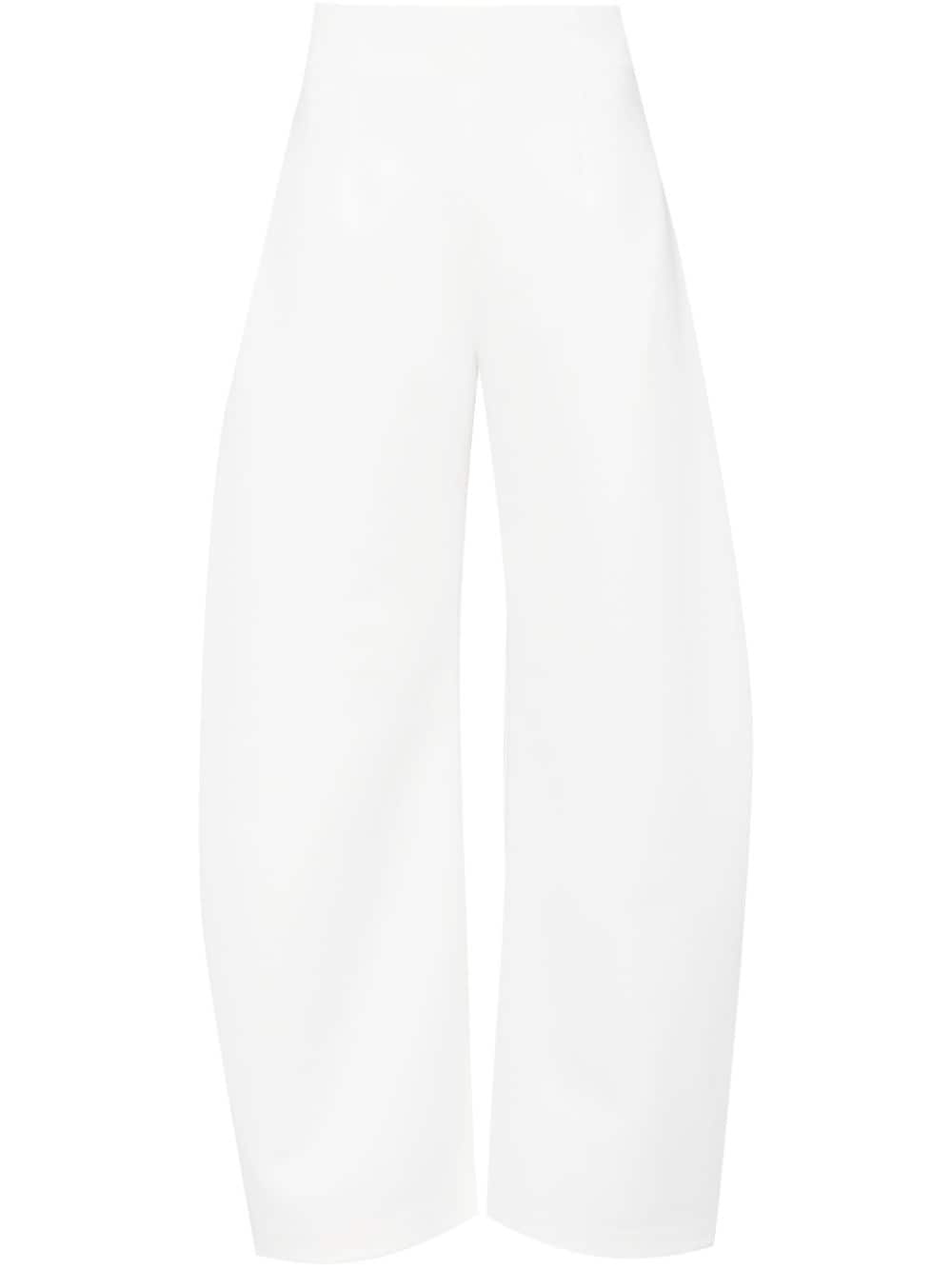 high-waist palazzo trousers - 1