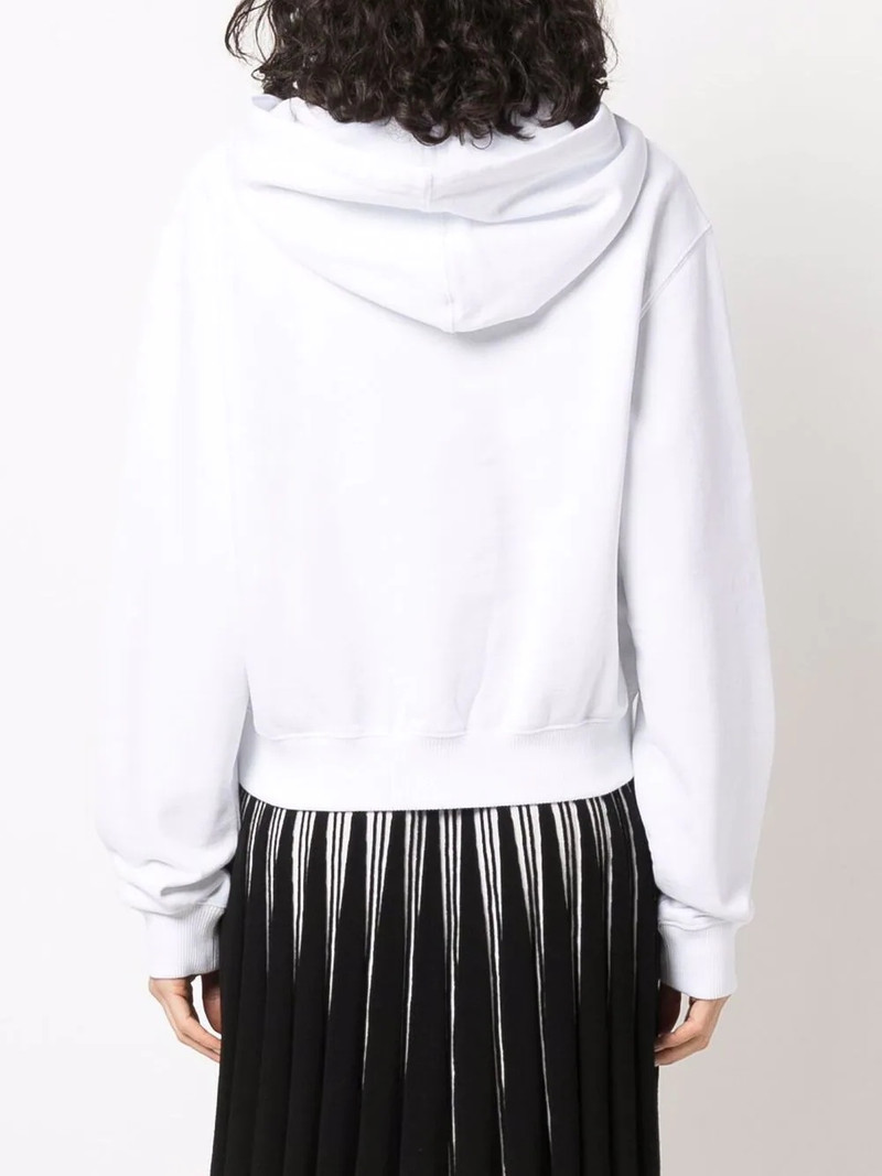 rhinestone-embellished logo hoodie 4