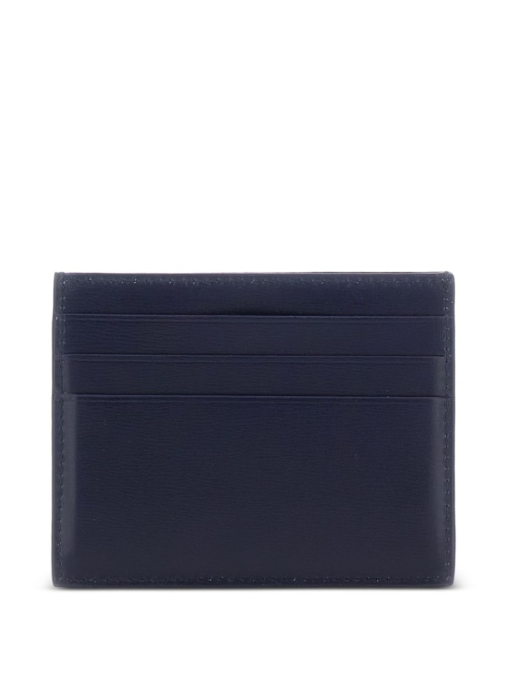 logo-detail leather cardholder - 3