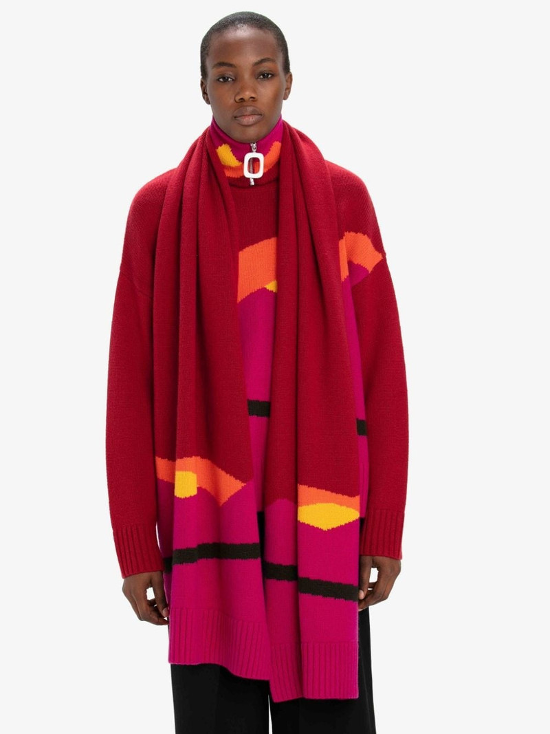 JW Anderson LANDSCAPE SCARF outlook