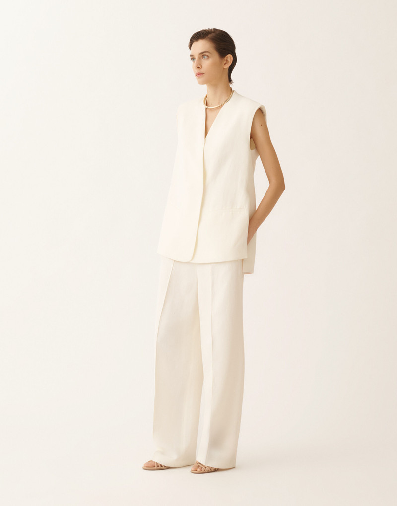 FABIANA FILIPPI Crepe de chine pants outlook