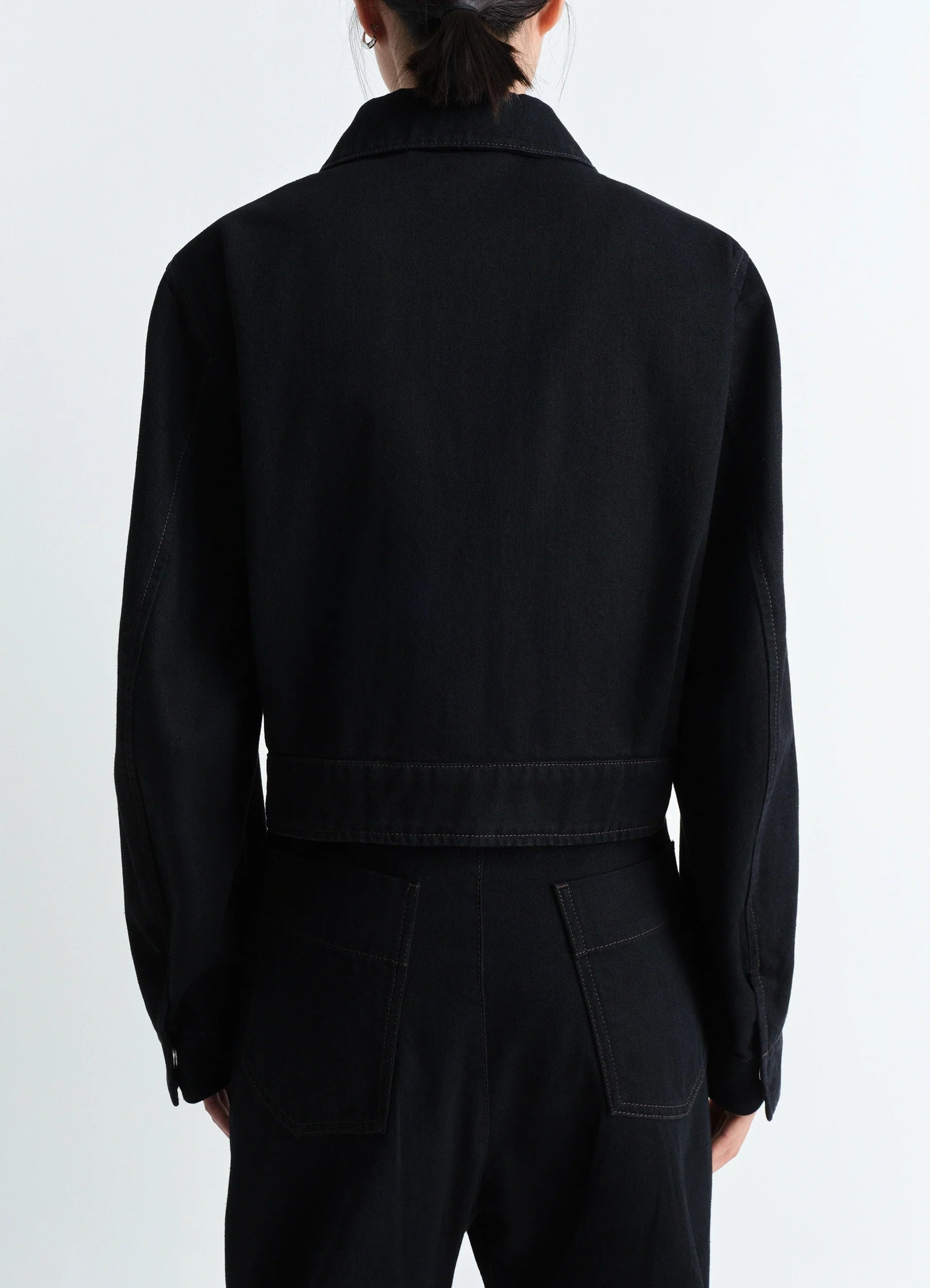TWO POCKET CROPPED JACKET - 5