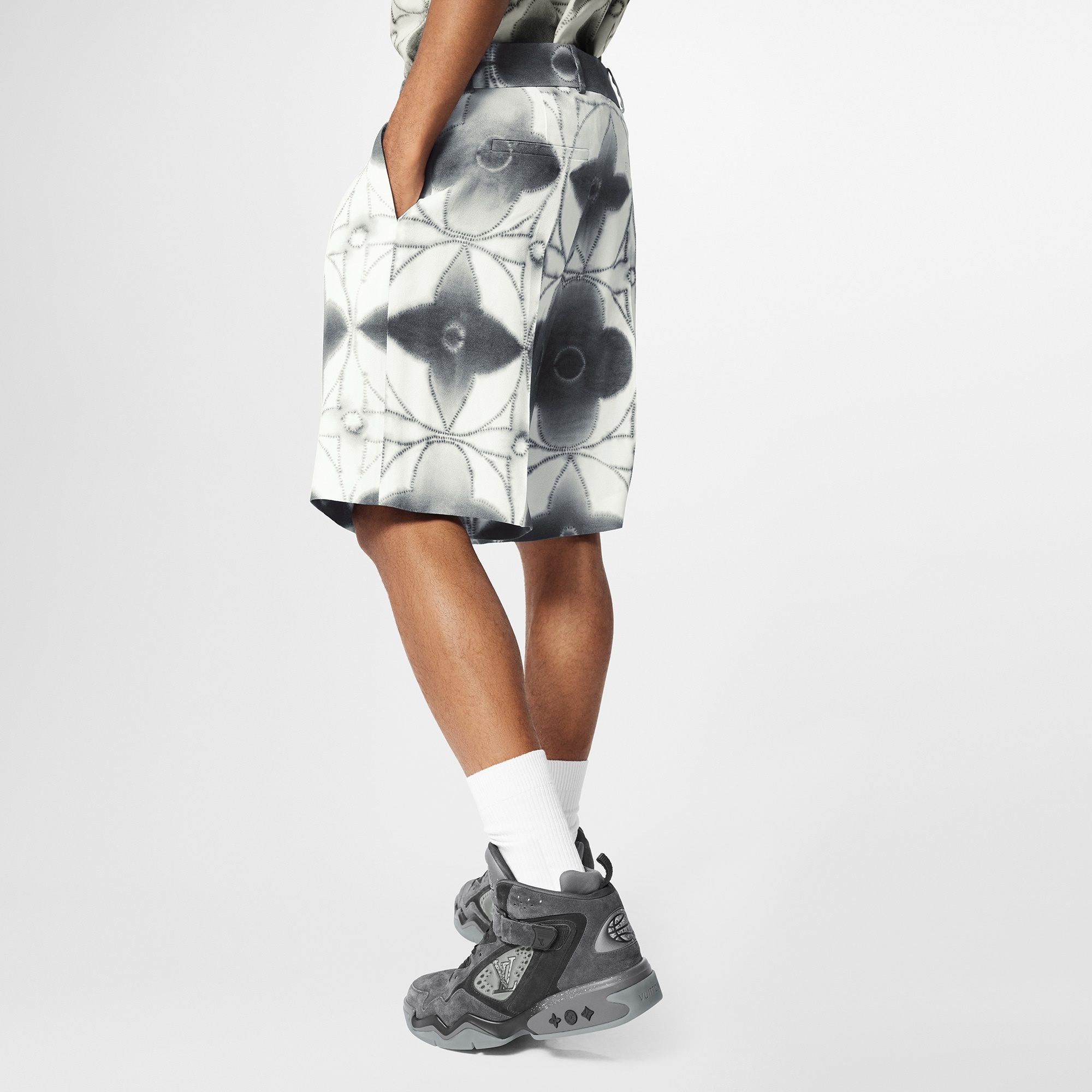 Monogram Shibori Tailored Shorts - 5
