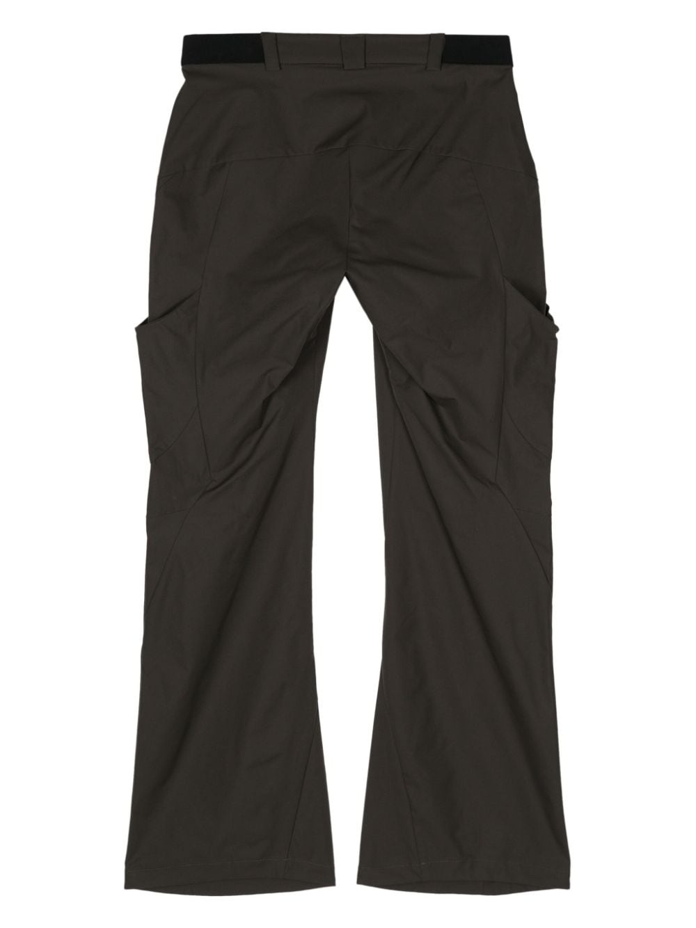 belted bootcut trousers - 2