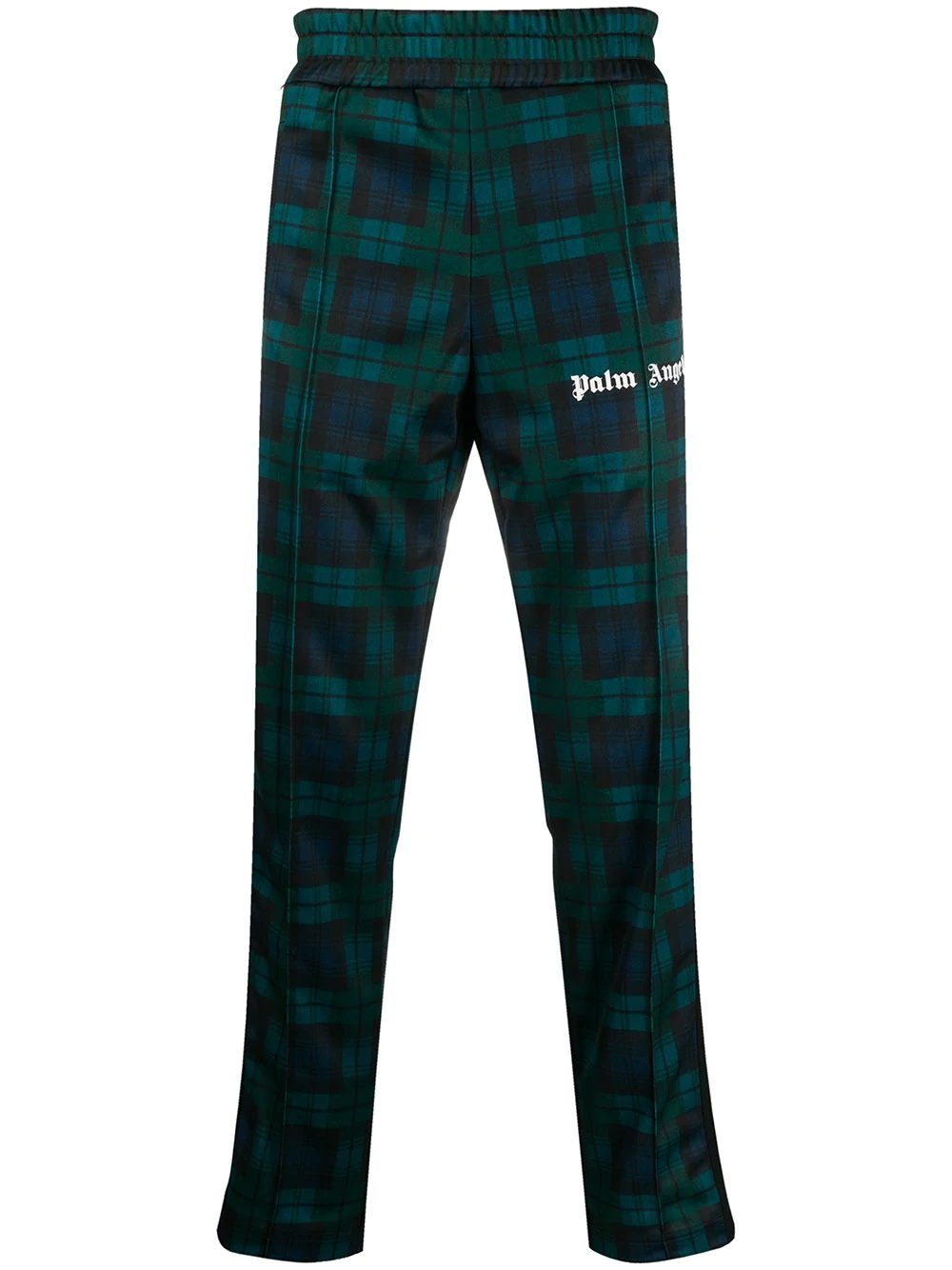 tartan-print track pants - 1