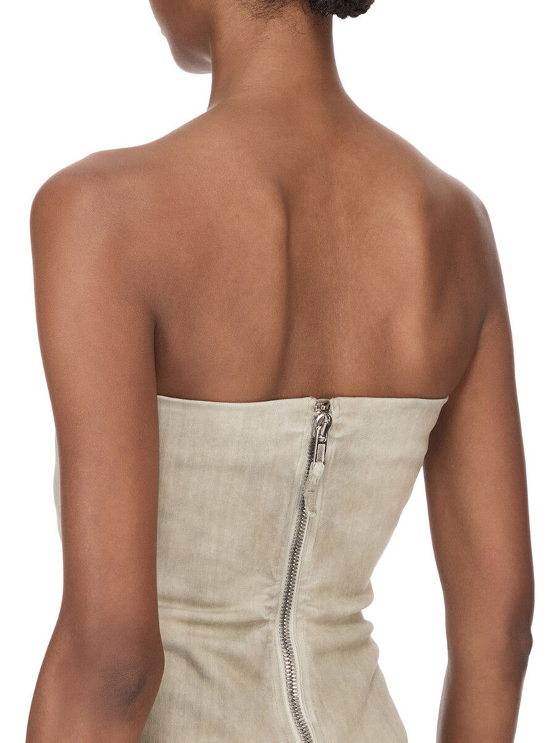 Rick Owens DRKSHDW SLICED BUSTIER DRESS outlook