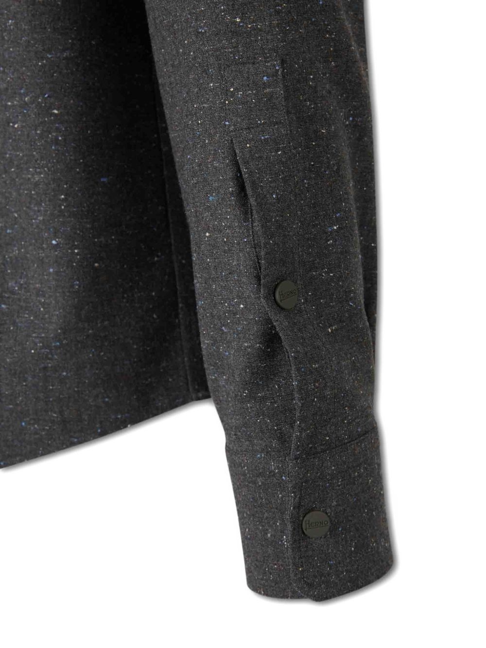 textured wool shirt jacket - 4