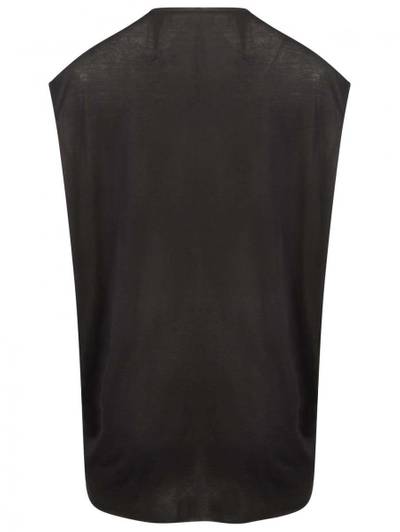 Rick Owens Lilies Sequin Embroidered Sleeveless Top in Black outlook