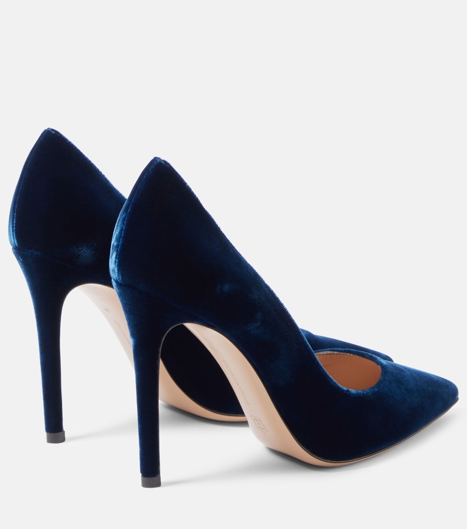 Gianvito 105 velvet pumps - 3