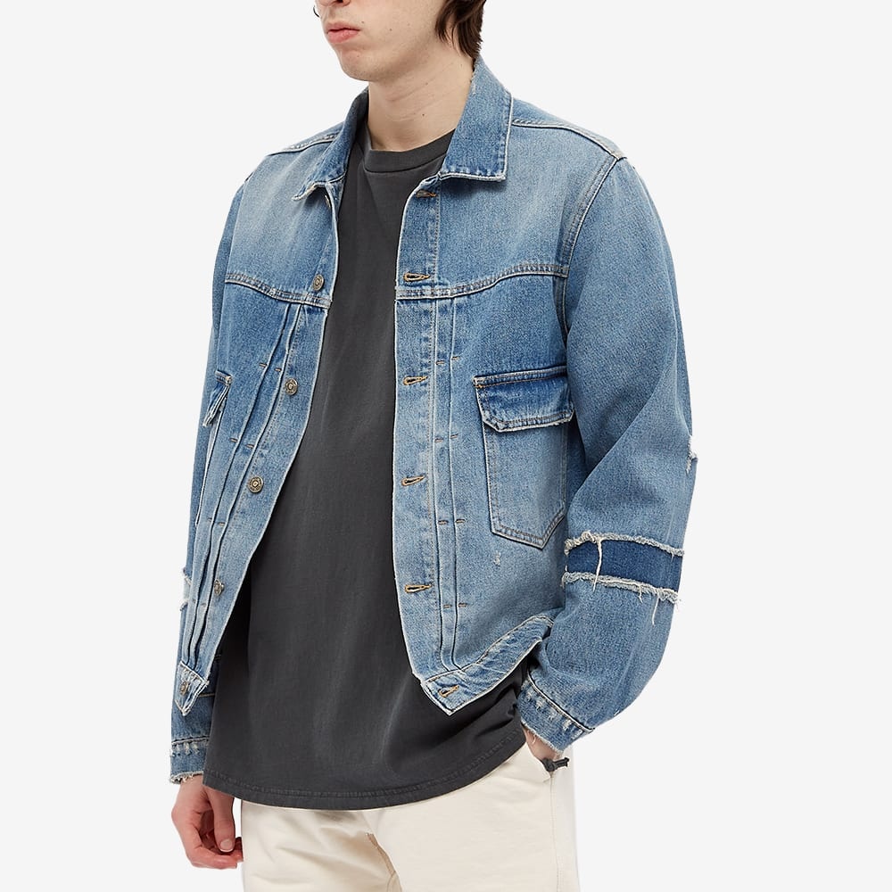 424 Distressed Denim Jacket - 4