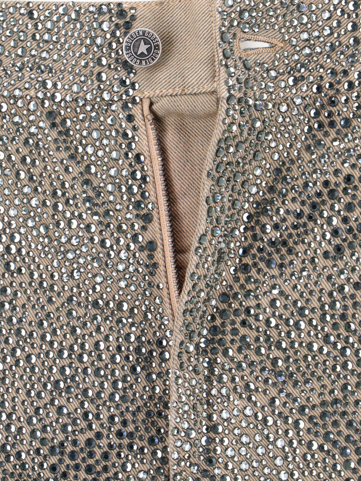 STRAIGHT JEANS WITH RHINESTONES - 5