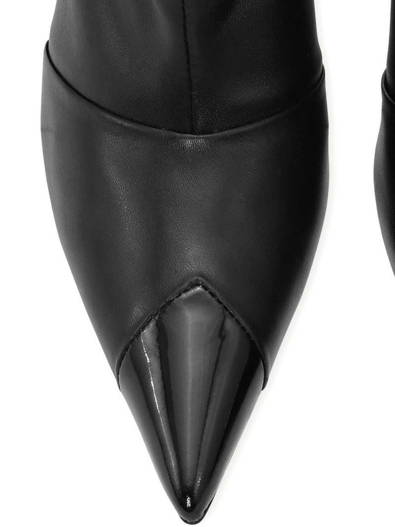 pointed-toe leather boots 3