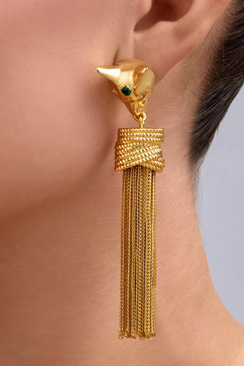 CAMILLA GLOBAL NOMAD BASTET EARRINGS outlook