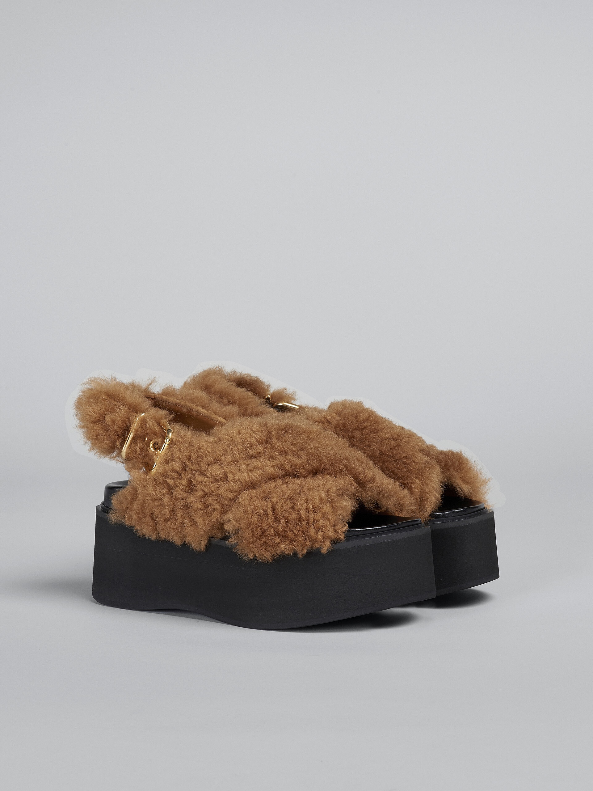 SHEARLING WEDGE - 2