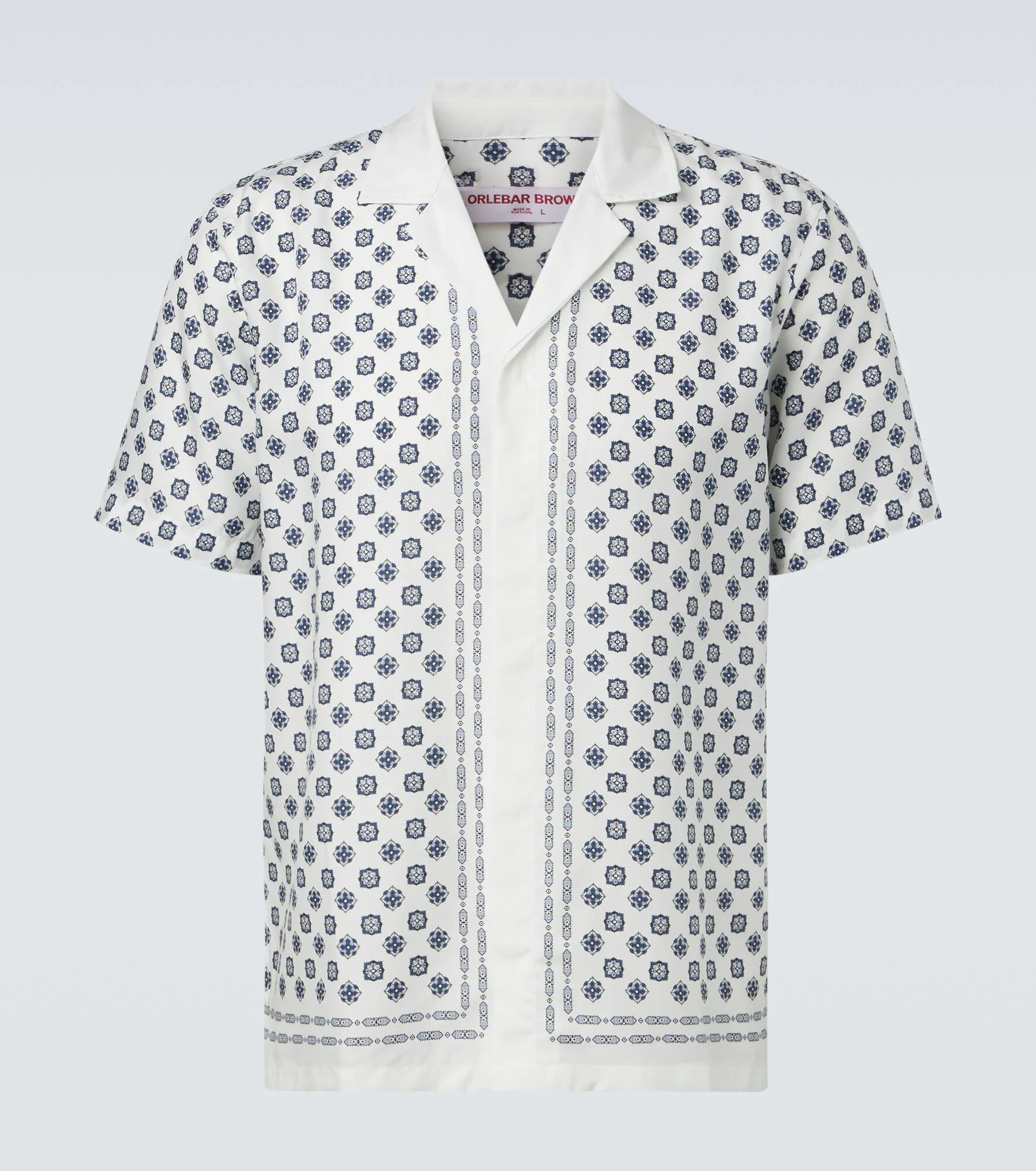 Maitan printed bowling shirt - 1