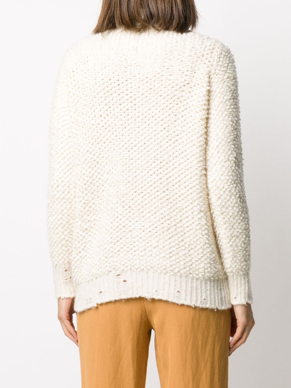 roll-neck chunky-knit jumper  - 4