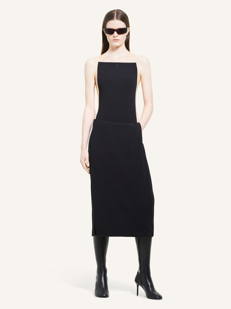 courrèges ILLUSION DRAPED SKIRT outlook
