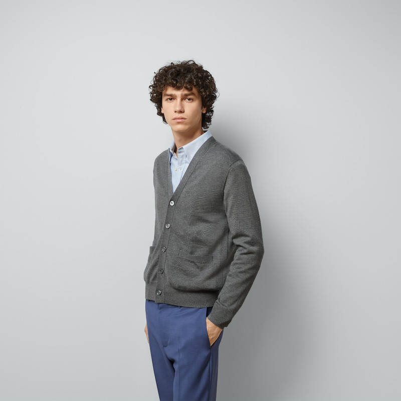 Wool cardigan with embroidery 5