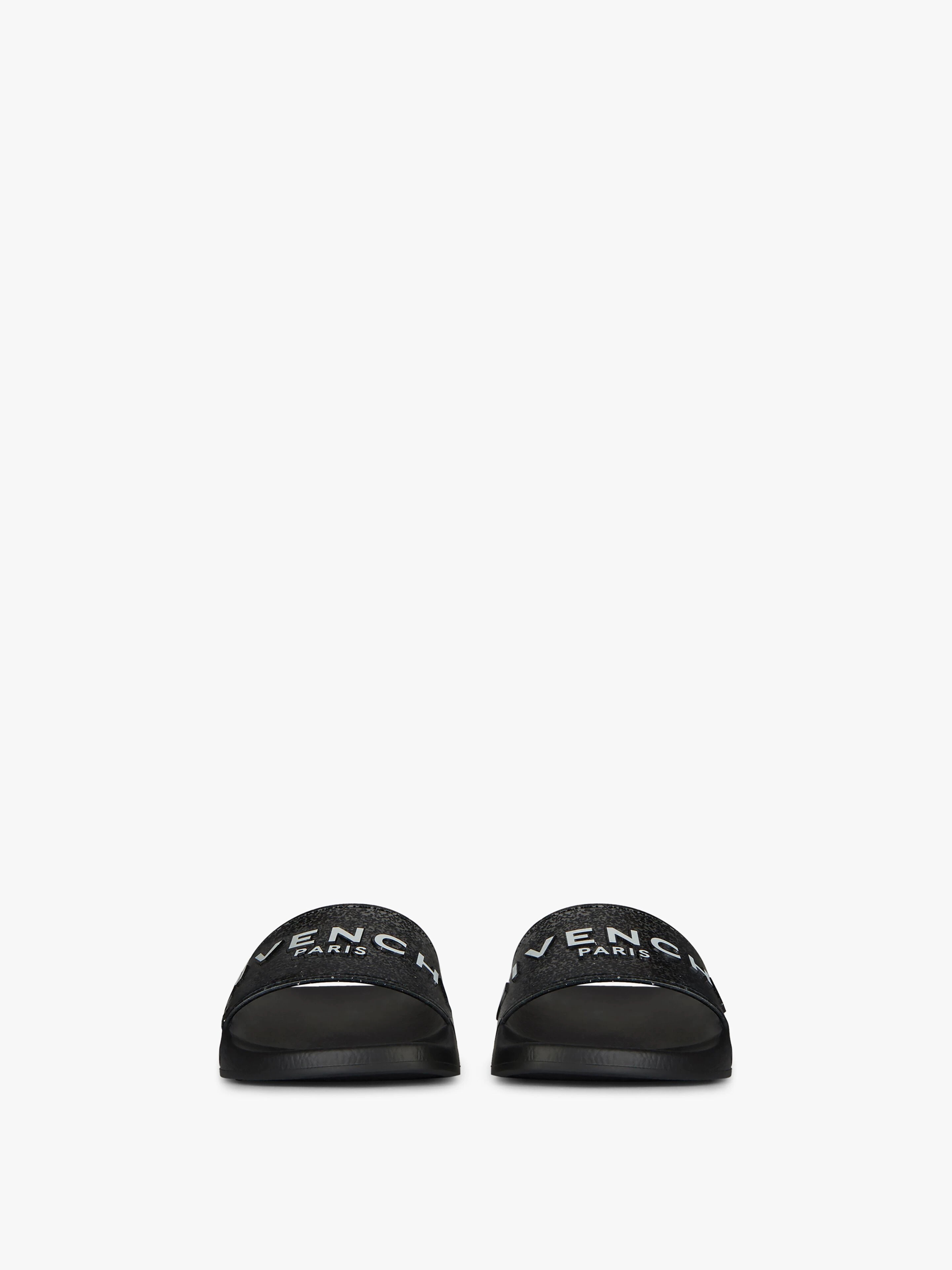 GIVENCHY PARIS SEQUINED FLAT SANDALS - 2