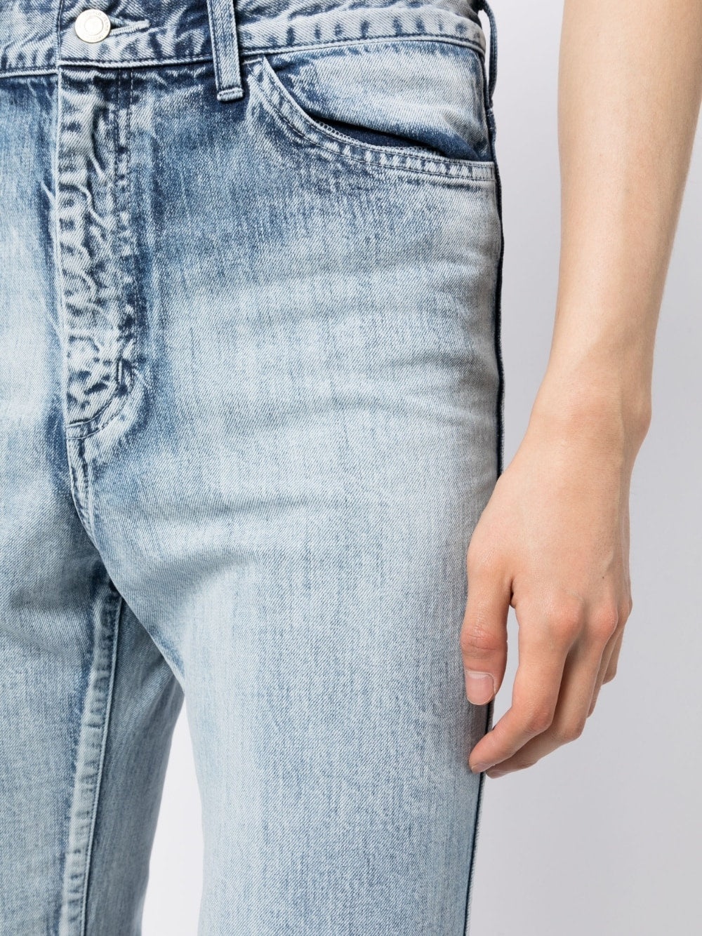ACID-WASH STRAIGHT-LEG JEANS - 2