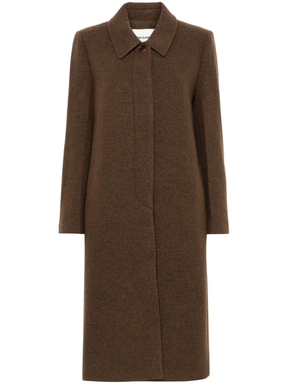 single-breasted coat - 1