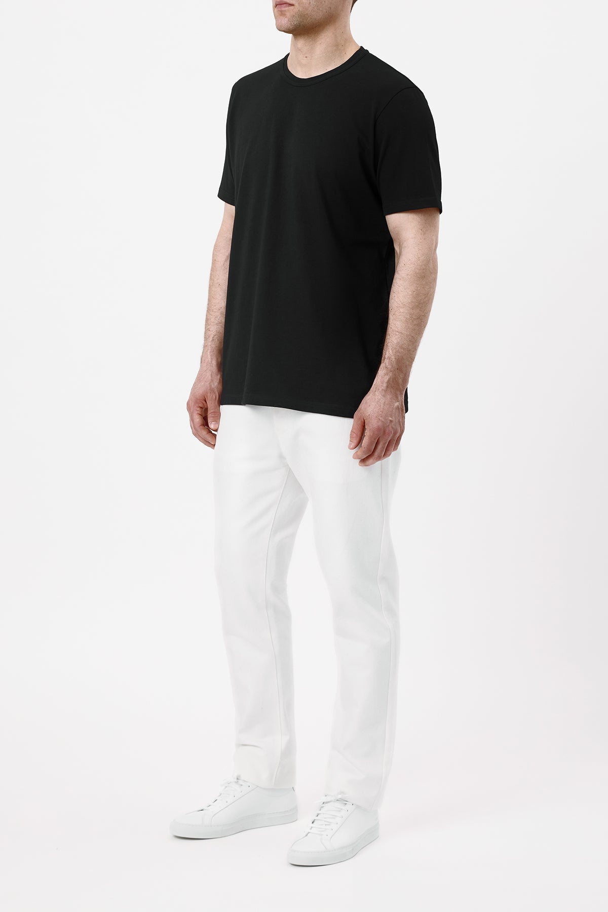 Bandeira T-Shirt in Black Upcycled Cotton - 3