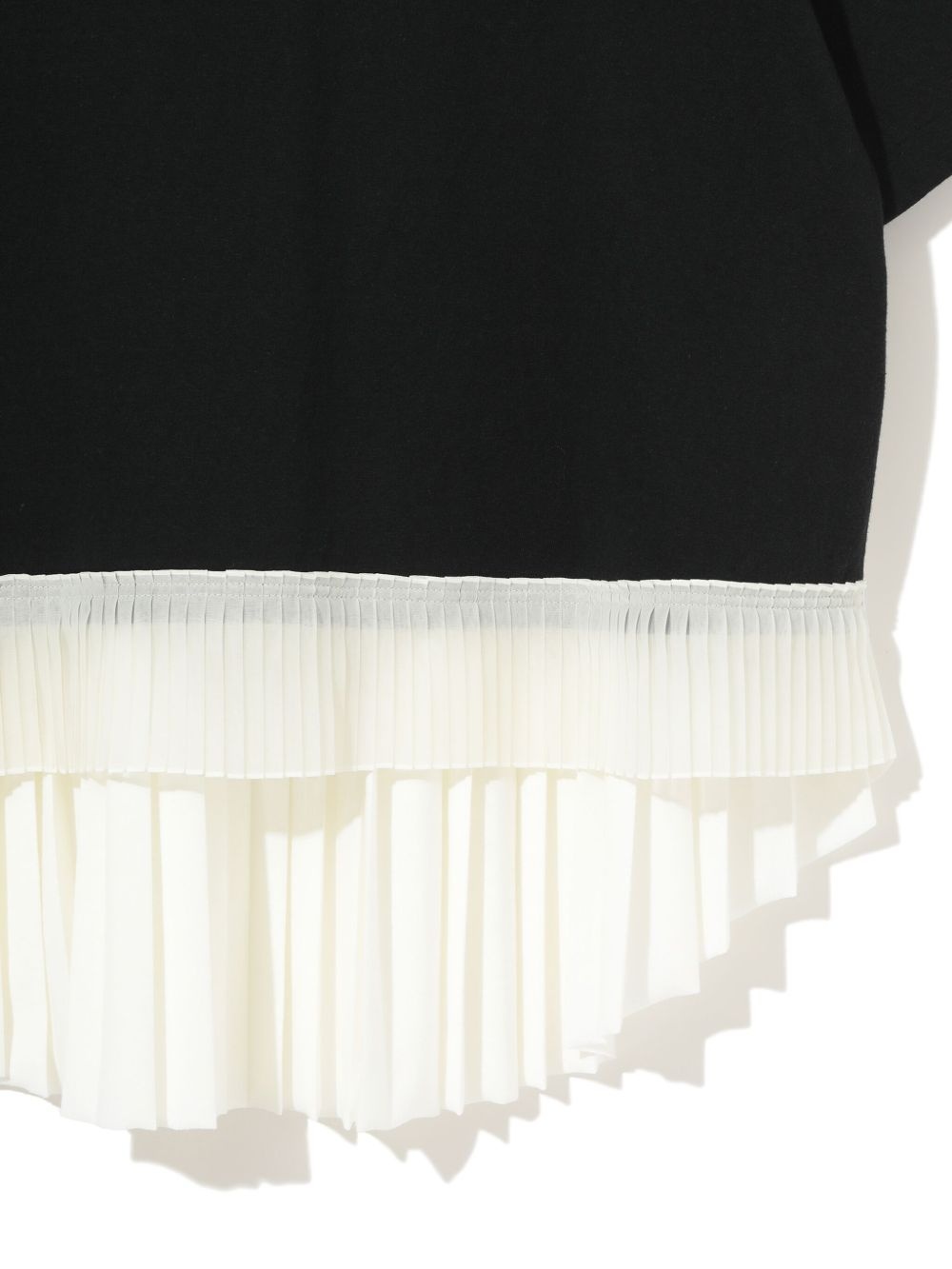 pleated hem T-shirt - 5