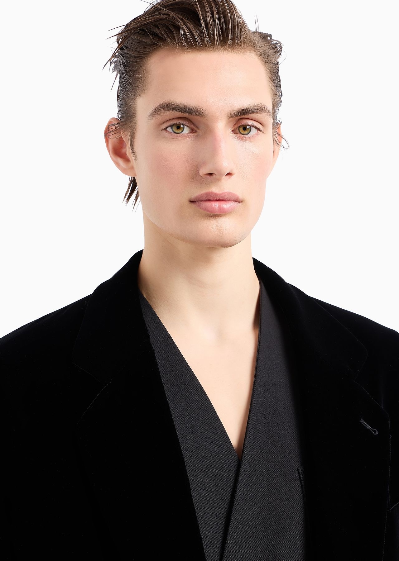 Heritage Line single-breasted velvet jacket - 5