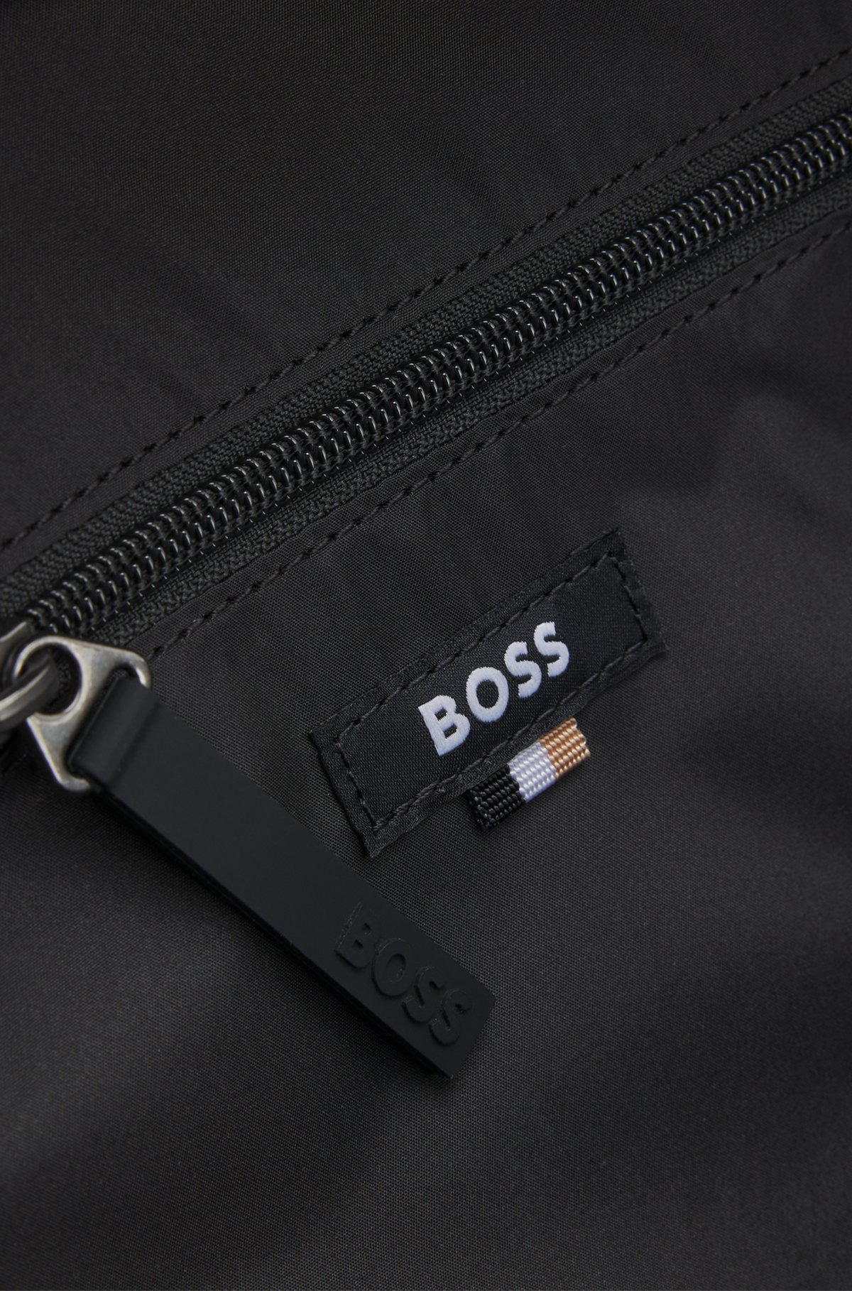 FAUX-LEATHER BACKPACK WITH LOGO DETAIL - 4