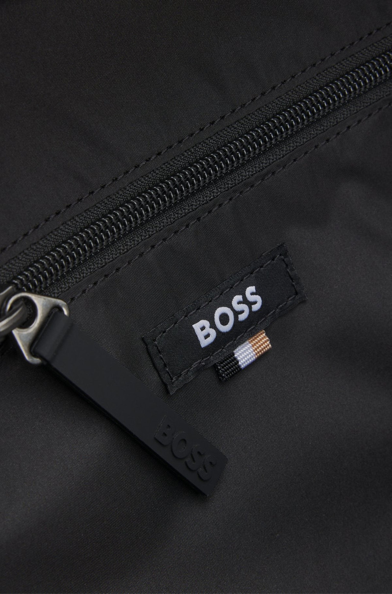 FAUX-LEATHER BACKPACK WITH LOGO DETAIL 4