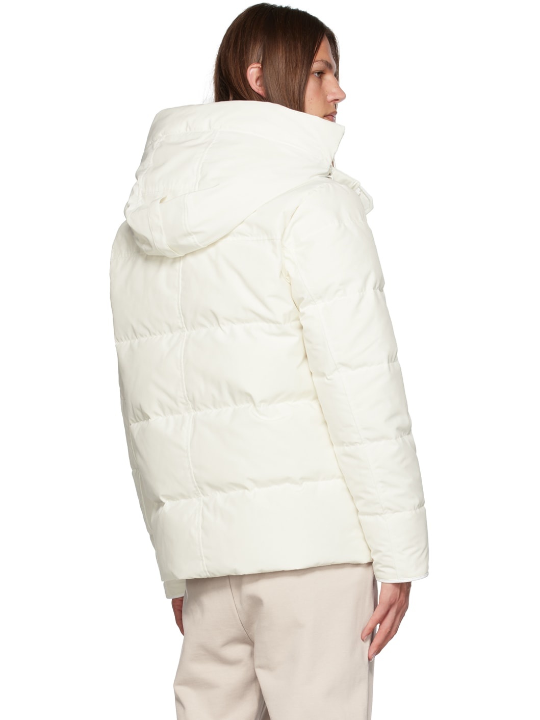 White HUMANATURE Wyndham Down Jacket - 3