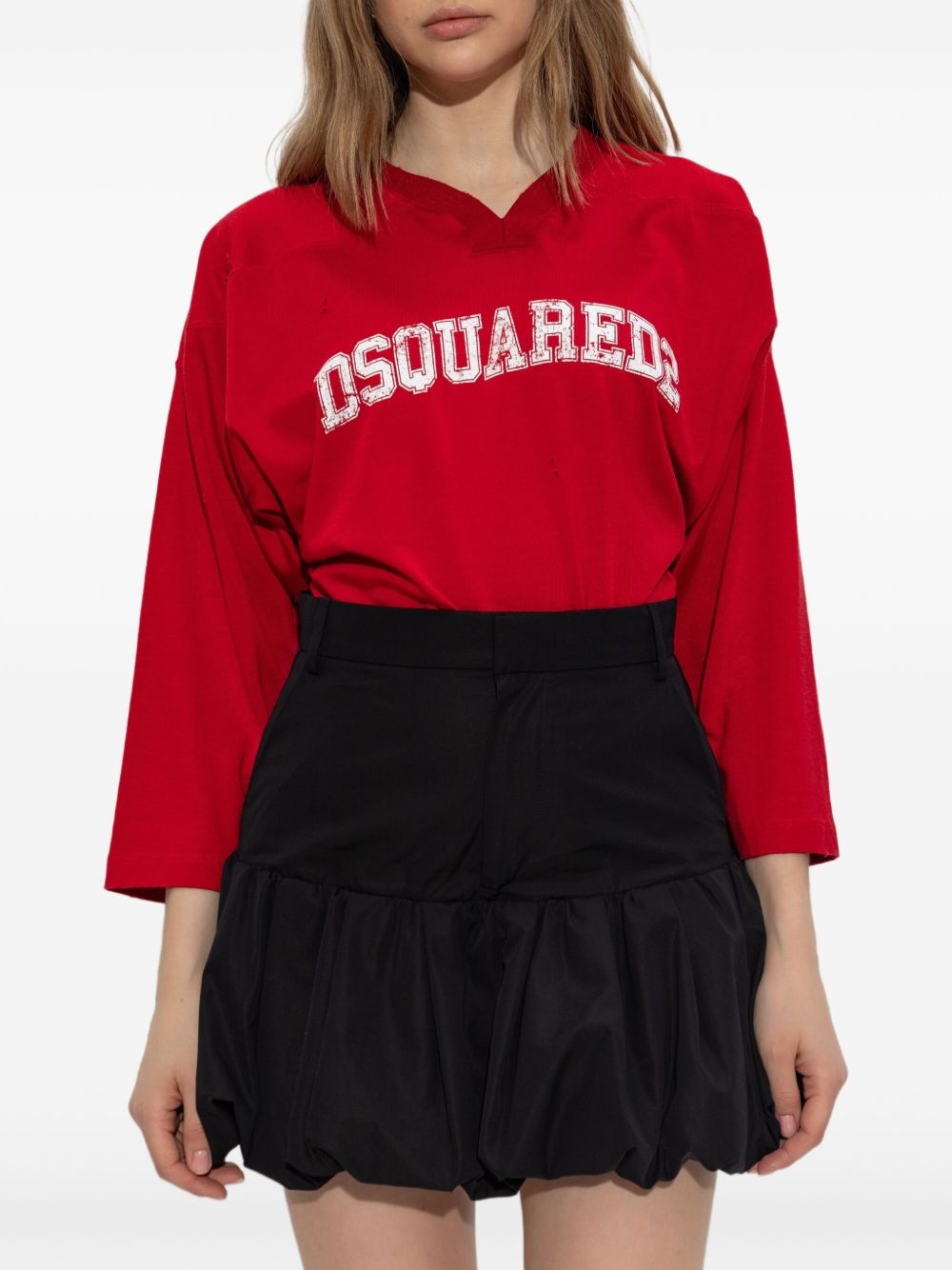 logo-print T-shirt - 3