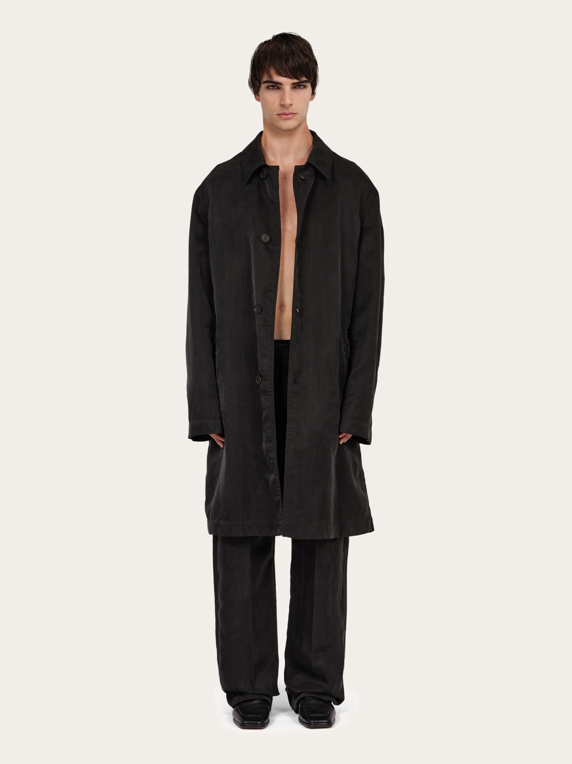Belted duster coat - 2