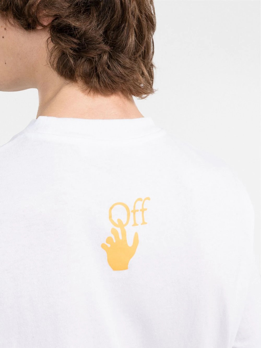 ★Off-White★ Caravaggio Print Short Sleeve T-Shirt Beige OM Off-White Caravaggio-print T-shirt | REVERSIBLE