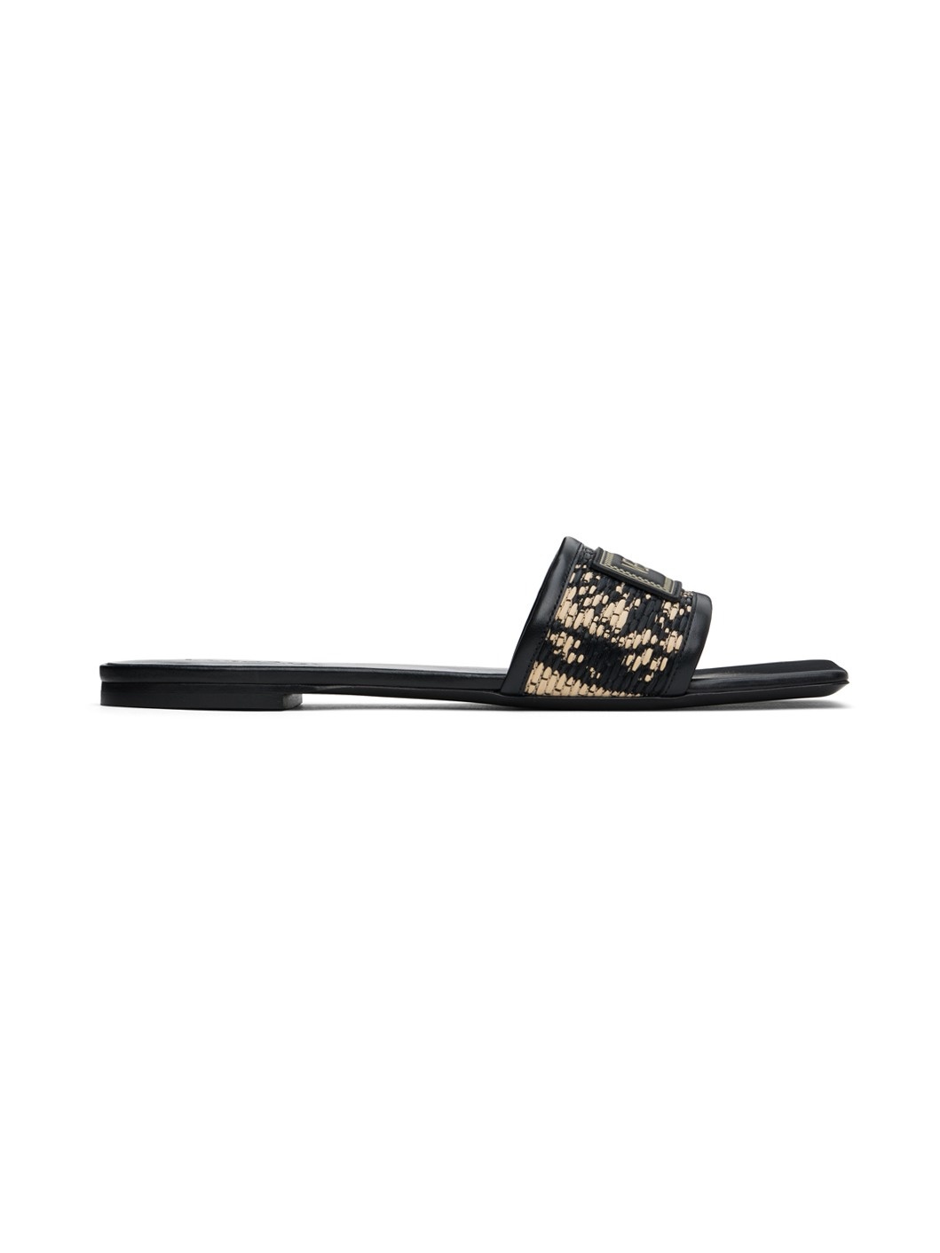 Black Logo Patch Slides - 1