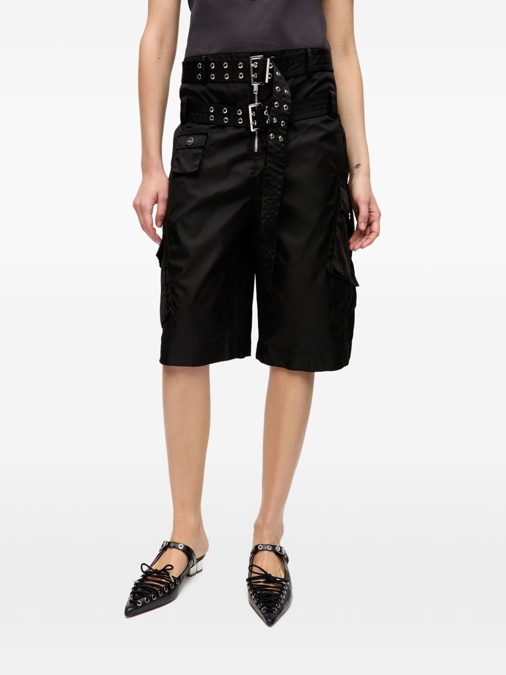 belted shorts - 3