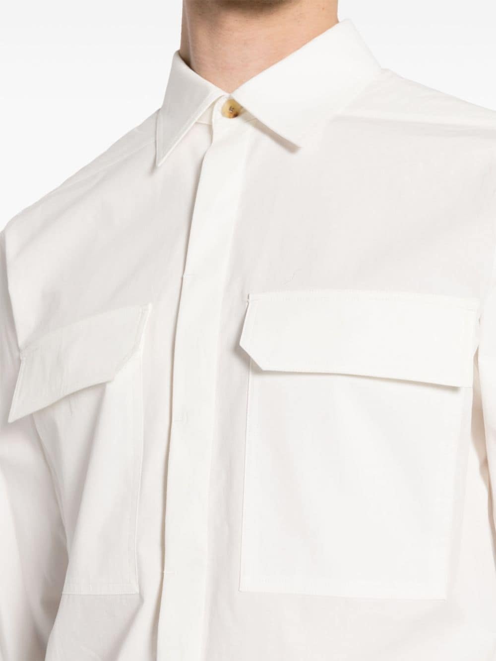 long-sleeve cotton shirt - 5
