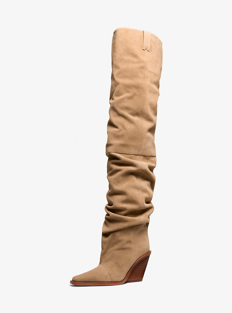 MICHAEL KORS Noemie Suede Over-the-Knee Boot outlook