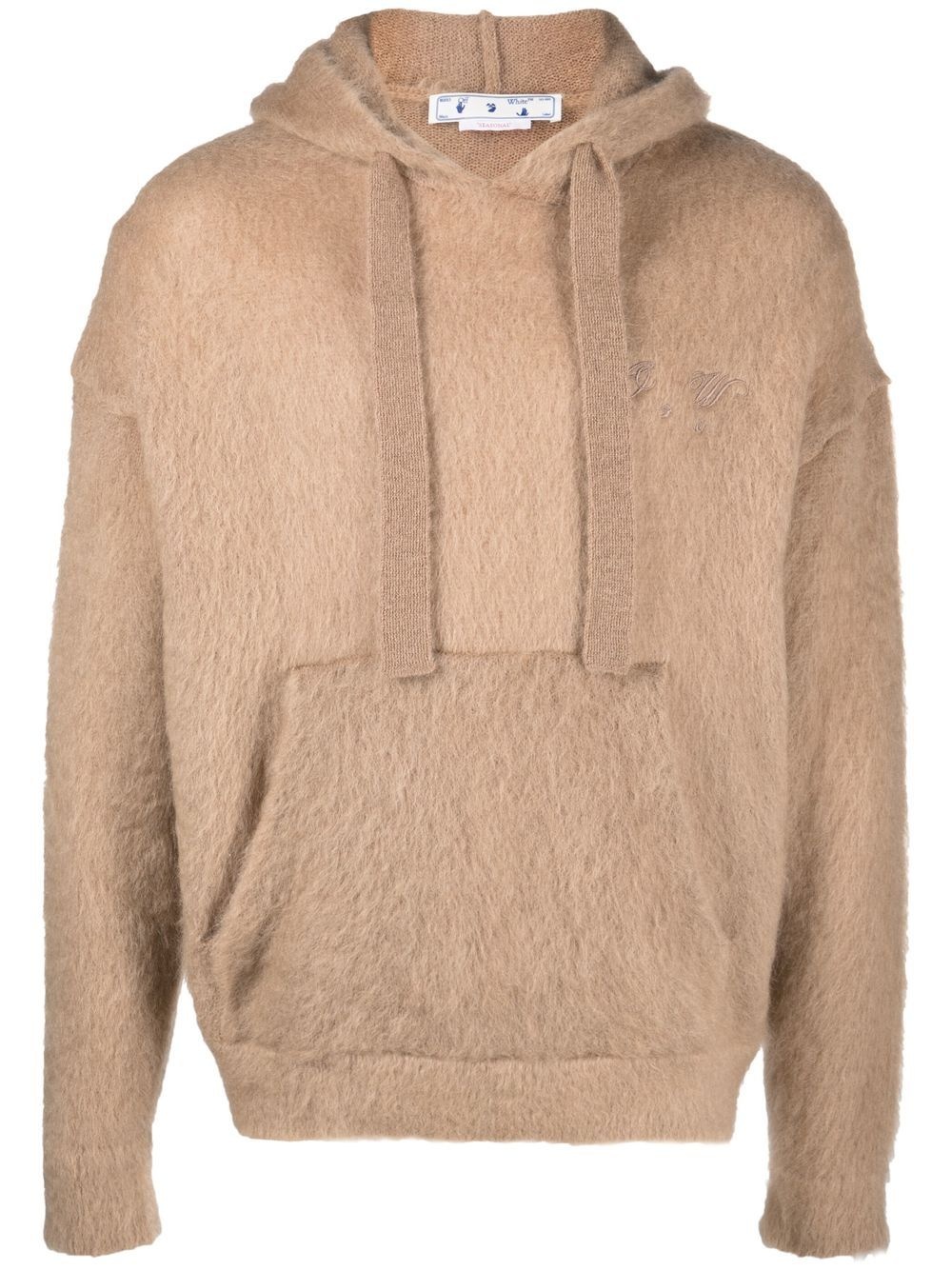 Arrows brushed drawstring hoodie - 1