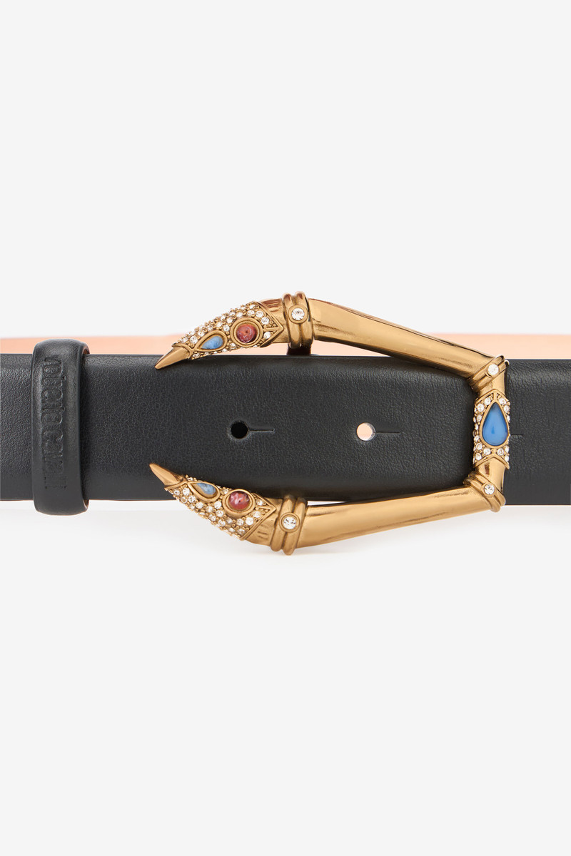 Black belt with jeweled buckle 4